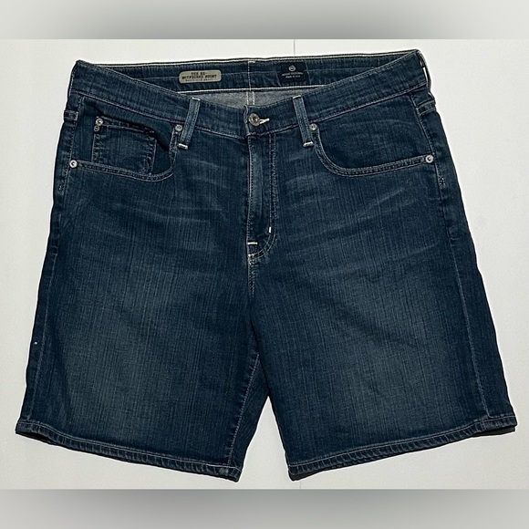 Adriano Goldschmied Women's Shorts Size 30 Regular Blue Denim Bermuda Shorts - Picture 1 of 2